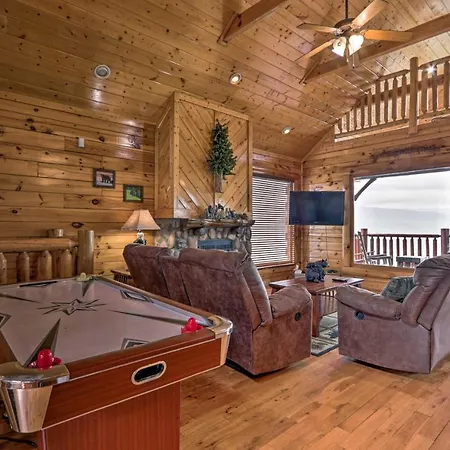 Million Mile View Cabin With Games And Mtn View! Villa